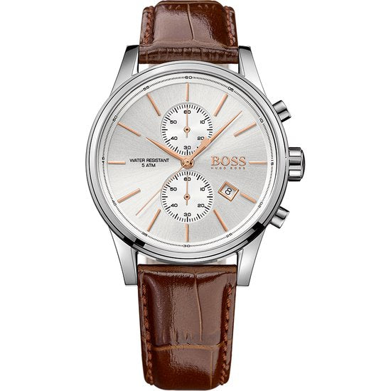 1513281 Jet Chronographe Marron Pour homme