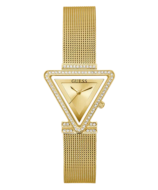 GUESS Ladies Triangle doré